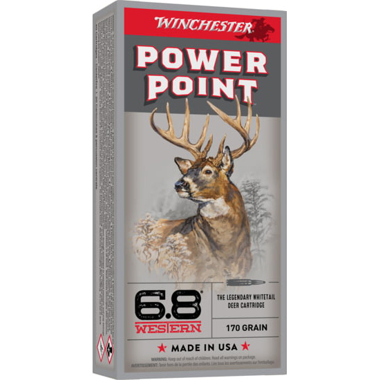 WIN 6.8WST 170GR PP SX 20/10 - Ammunition